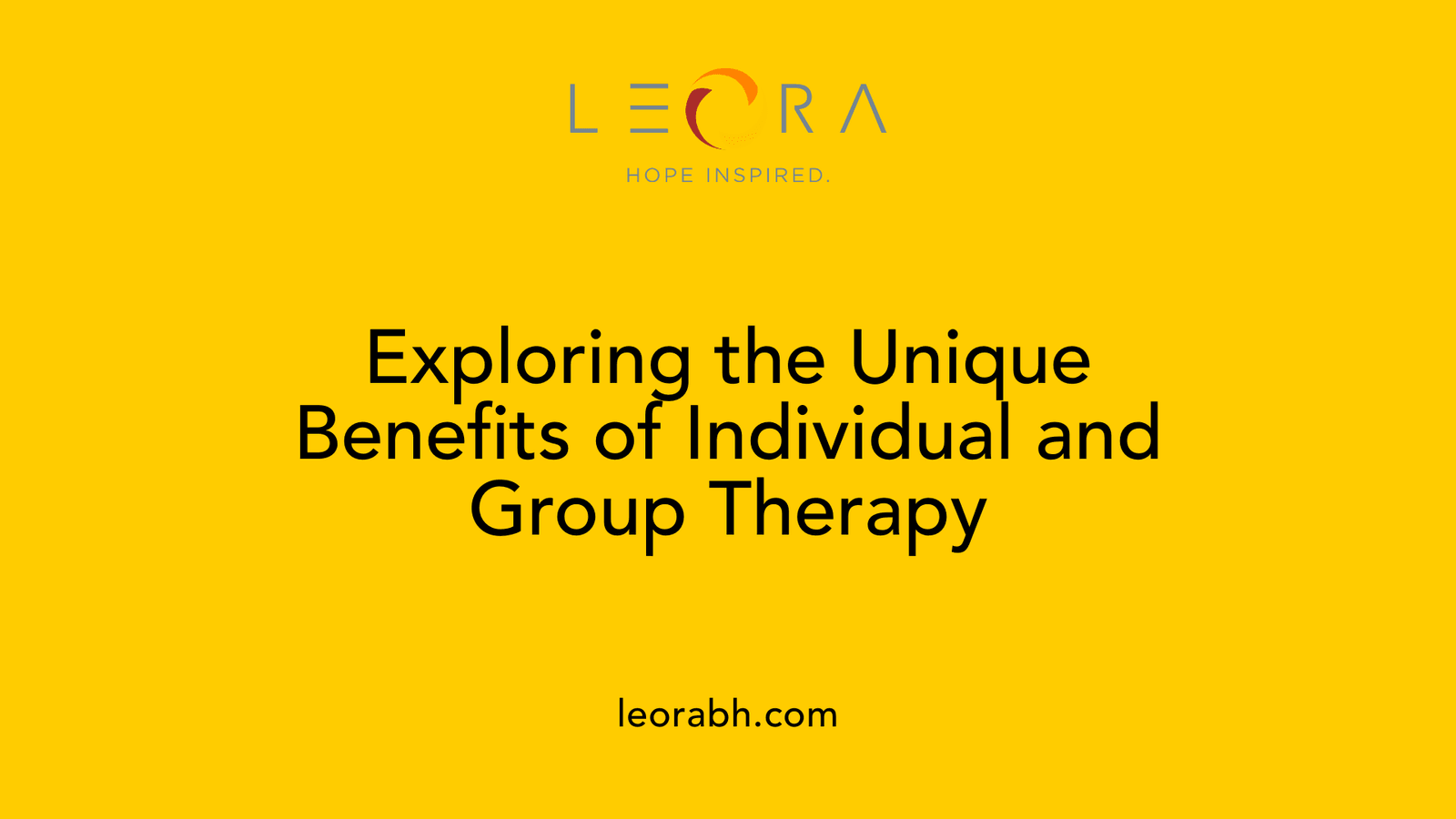 Exploring the Unique Benefits of Individual and Group Therapy