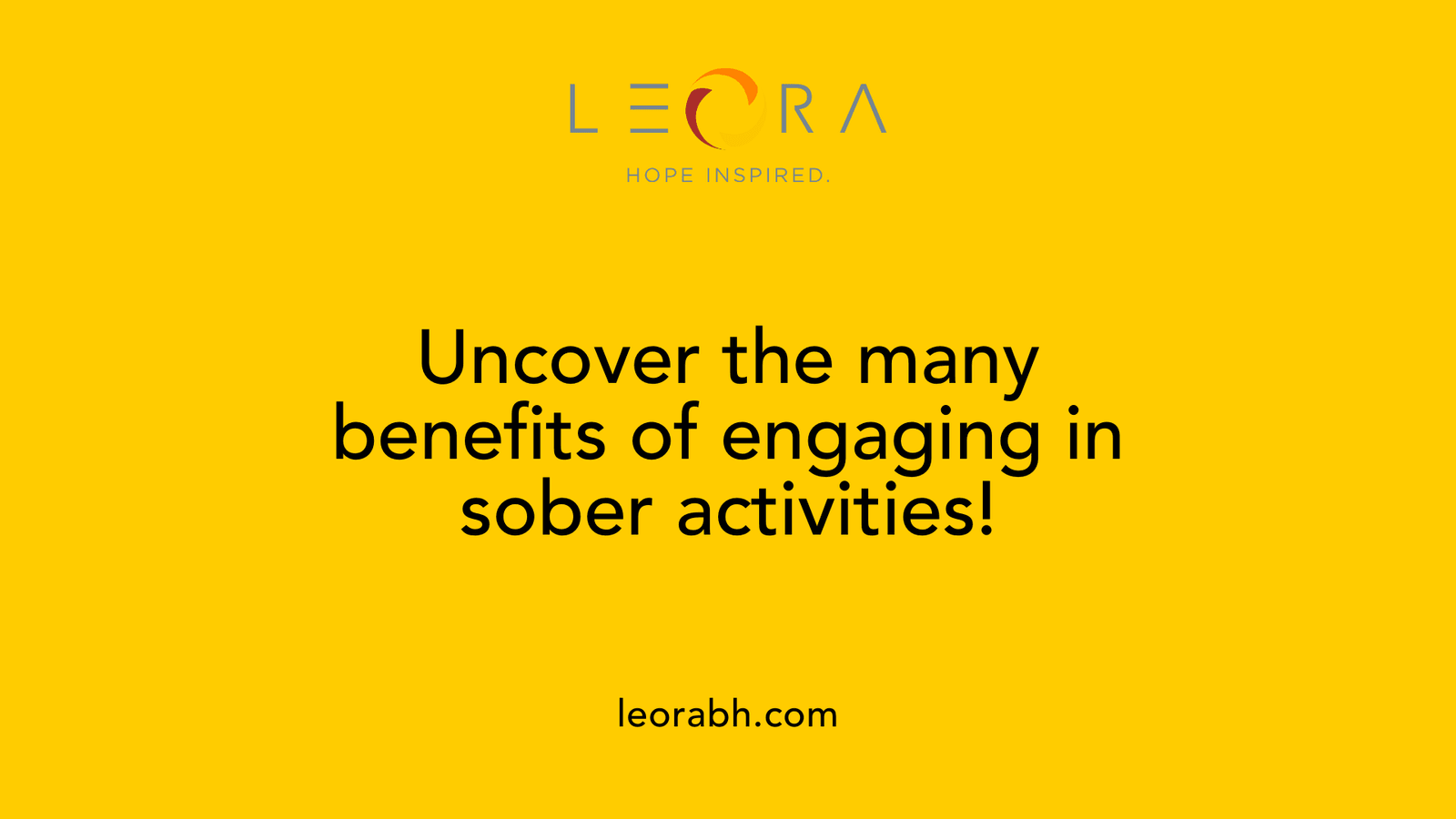 Uncover the many benefits of engaging in sober activities!