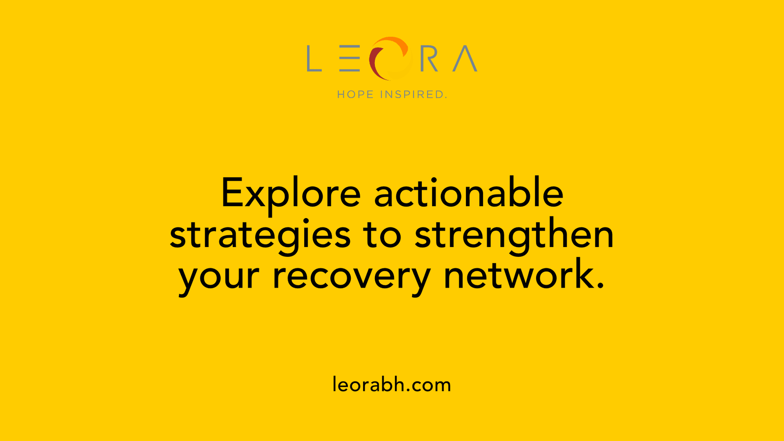 Explore actionable strategies to strengthen your recovery network.