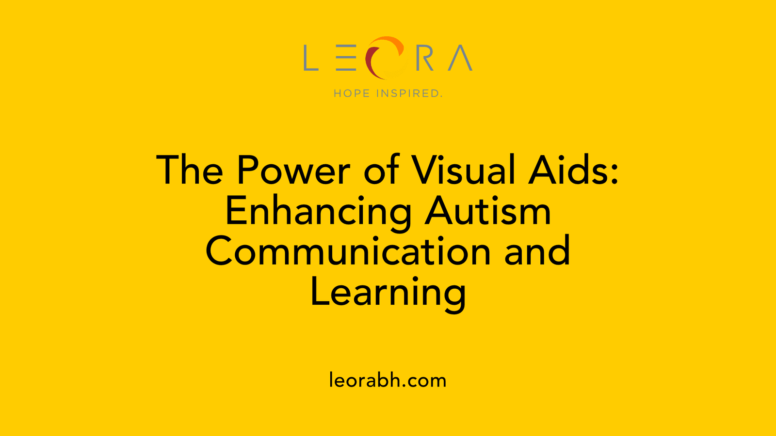The Power of Visual Aids: Enhancing Autism Communication and Learning
