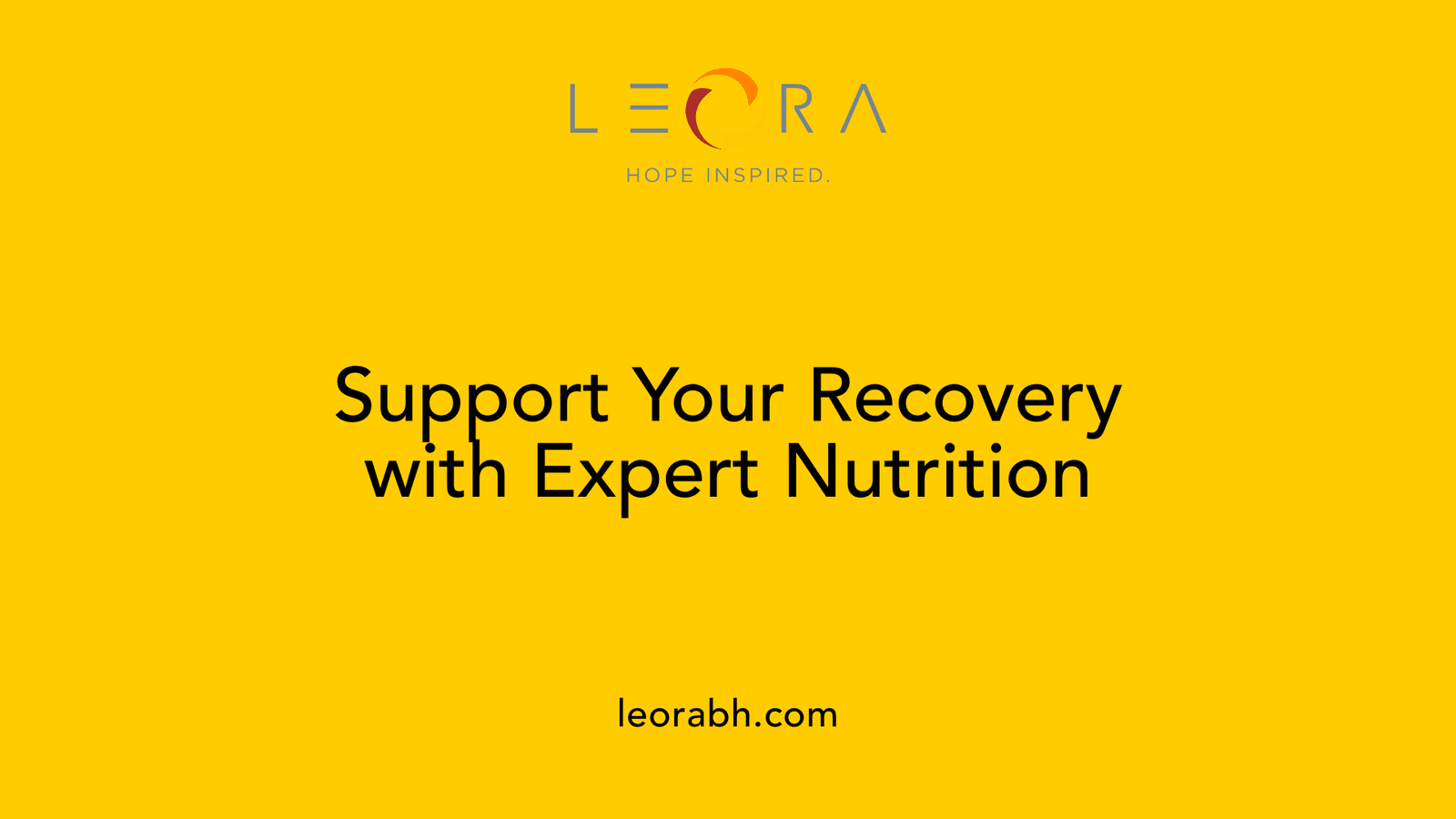 Support Your Recovery with Expert Nutrition